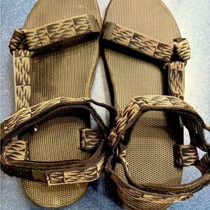Teva Black and Gray Outdoor Sandals with Durable Straps